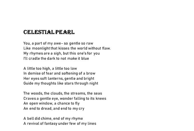 write a heartfelt poem for your loved one